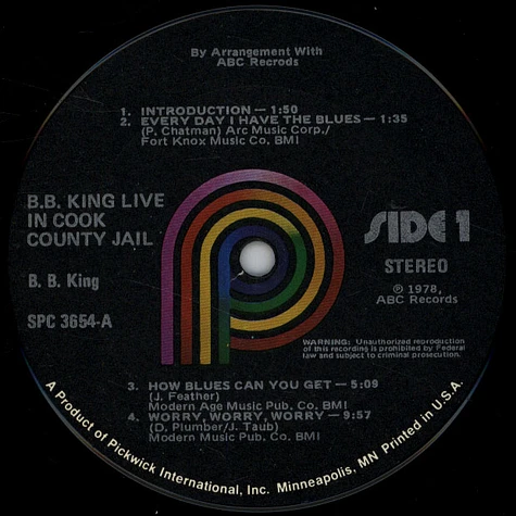 B.B. King - Live In Cook County Jail