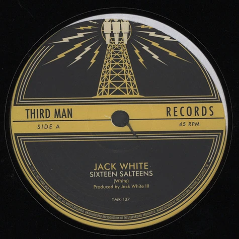 Jack White - Sixteen Salteens