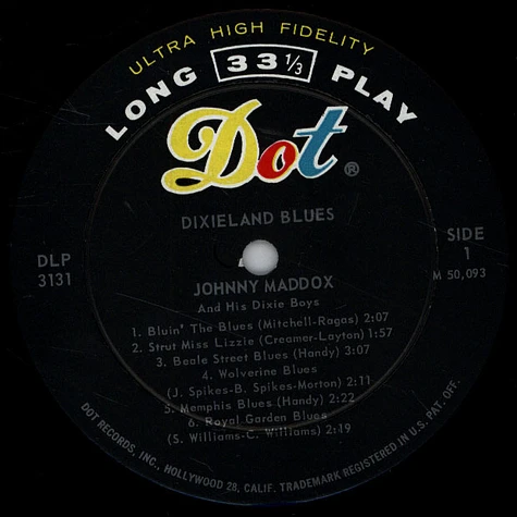 Johnny Maddox And His Dixie Boys - Dixieland Blues