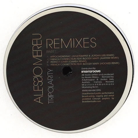 Alessio Mereu - Tripolarity Remixes EP Part 1