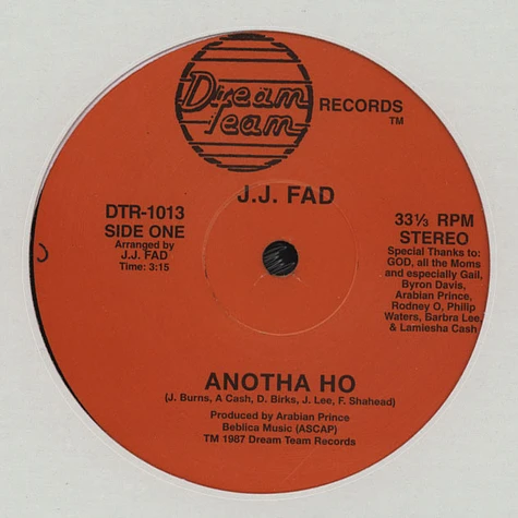 J.J.Fad - Anotha Ho / Supersonic