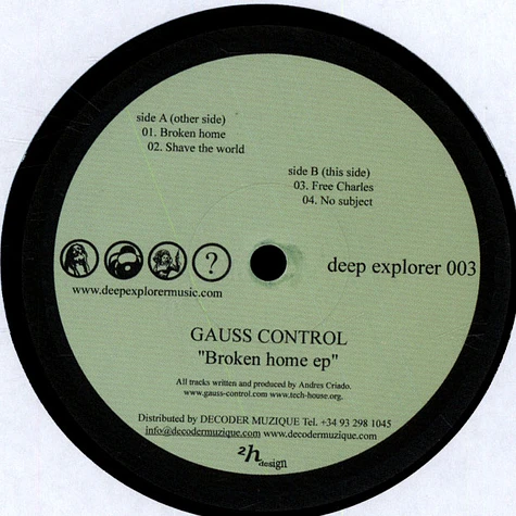 Gauss Control - Broken Home EP