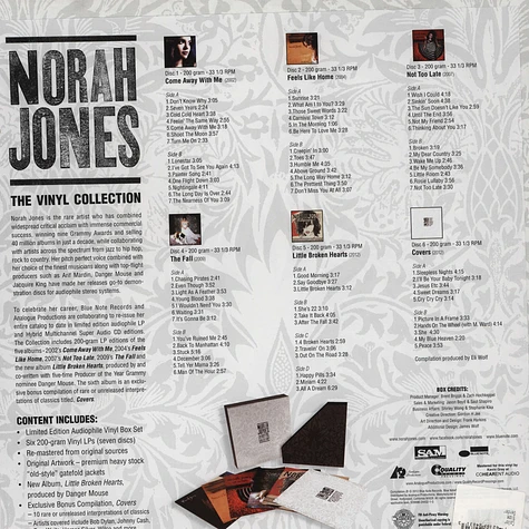 Norah Jones - Vinyl Collection