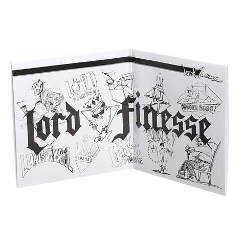 Lord Finesse - Pull Ya Card / Check Me Out Baby Pah Black Vinyl Edition