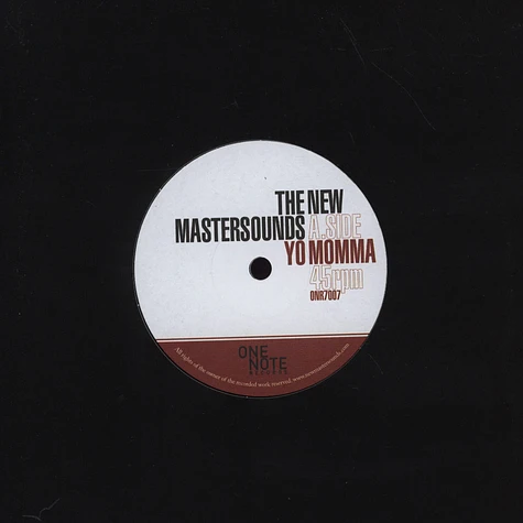 The New Mastersounds - Yo Momma