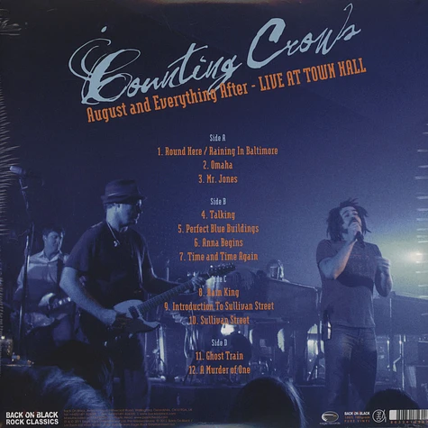 Counting Crows - August And Everything After - Live At Town Hall