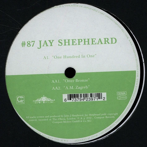 Jay Shepheard - Black Label #87