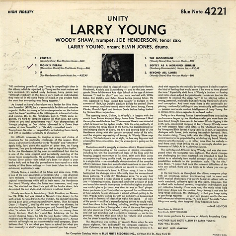 Larry Young - Unity