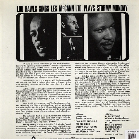 Lou Rawls & Les McCann Ltd. - Stormy Monday
