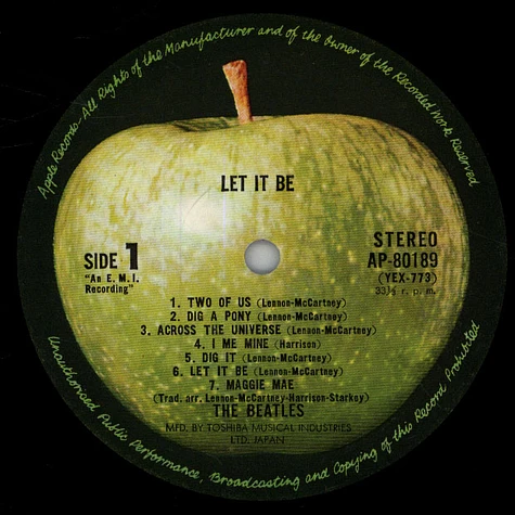 The Beatles = The Beatles - Let It Be = レット・イット・ビー