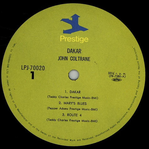 John Coltrane - Dakar