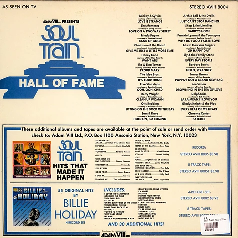 V.A. - Soul Train Hall Of Fame