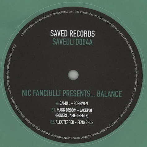 V.A. - Nic Fanciulli presents Balance Part 1