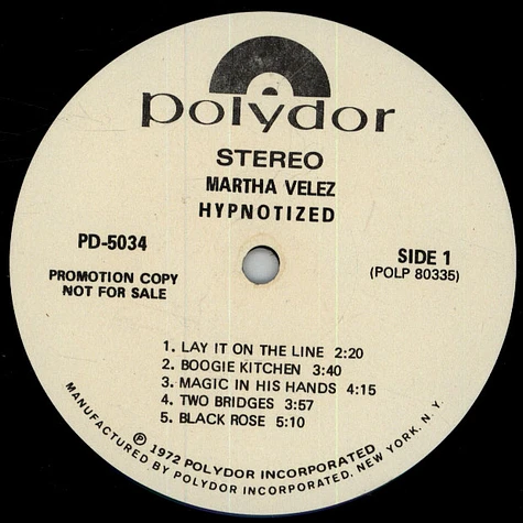 Martha Velez - Hypnotized