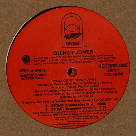 Quincy Jones - Stomp remixes