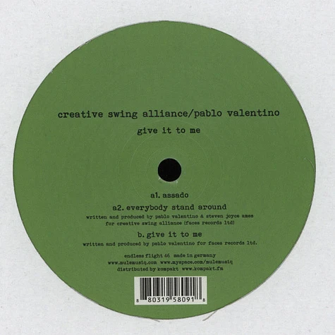 Creative Swing Alliance - Give It To Me