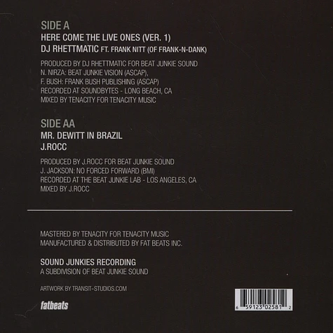 J.Rocc & Rhettmatic - Beat Junkies 45 Series Volume 1