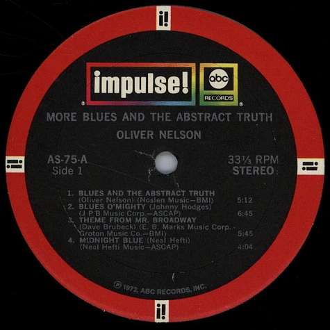 Oliver Nelson - More Blues And The Abstract Truth