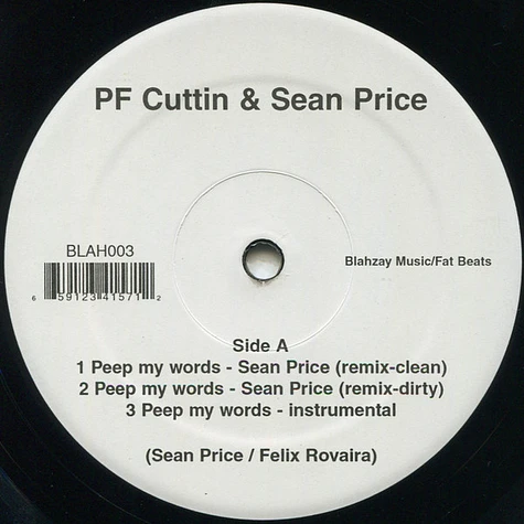 P.F. Cuttin' & Sean Price - Peep My Words (Remix)