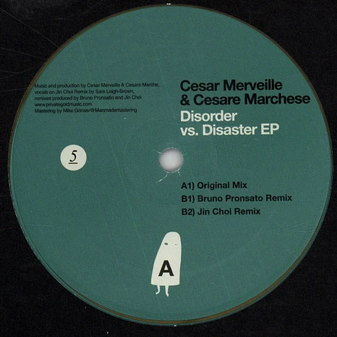 Cesare Merveille & Cesare Marchese - Disorder Vs. Disaster EP