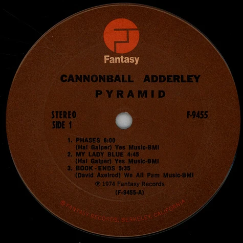 The Cannonball Adderley Quintet - Pyramid