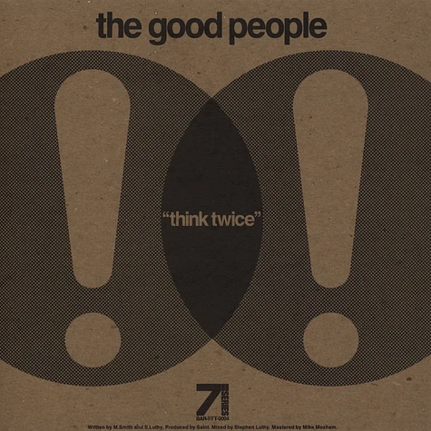 The Good People - Think Twice / The Theory Feat. Spectac