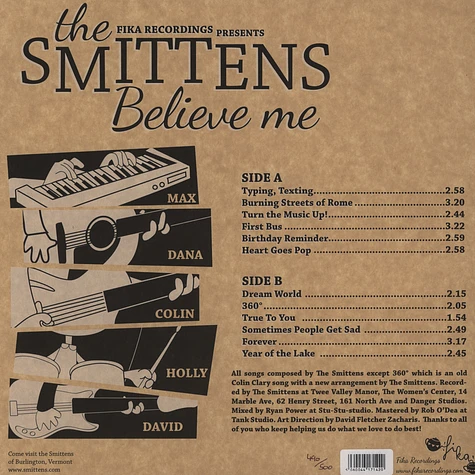 The Smittens - Believe Me