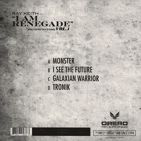 Ray Keith - I Am Renegade Album Sampler