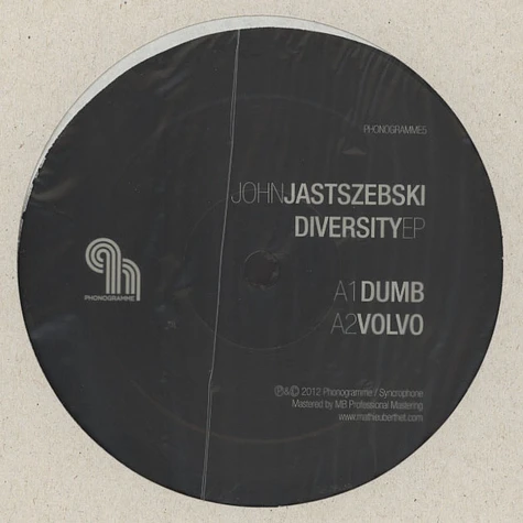 John Jastszebski - Diversity EP