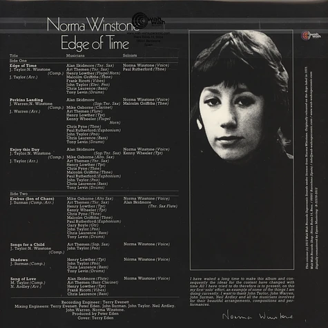 Norma Winstone - Edge Of Time