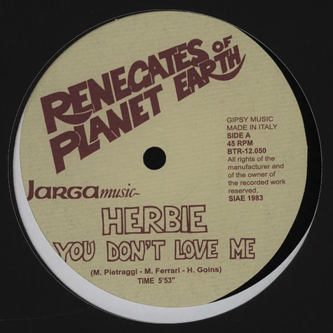 Herbie - You don't love me