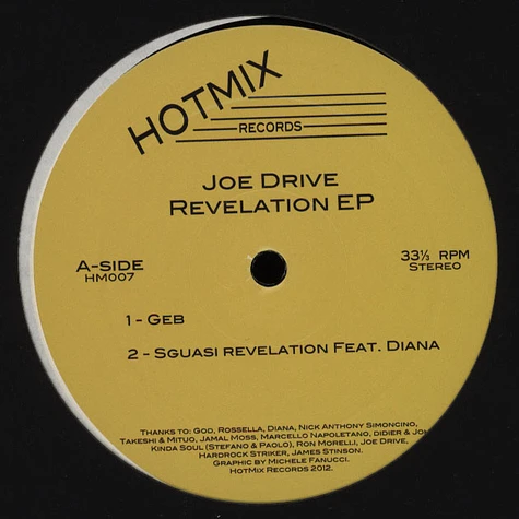 Joe Drive - Revelation EP
