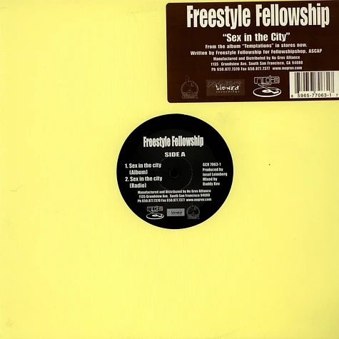 Freestyle Fellowship - Sex In The City