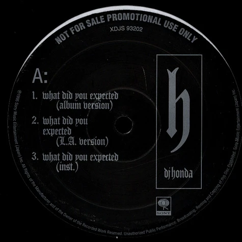 DJ Honda - What Did You Expected feat. DJ Premier & Guru
