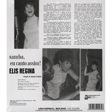 Elis Regina - Samba – Eu Canto Assim
