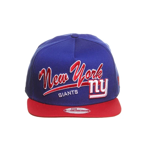 New Era - New York Giants Script Logo Snapback Cap