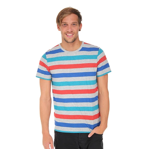Lee - Grey Mele Stripe T-Shirt