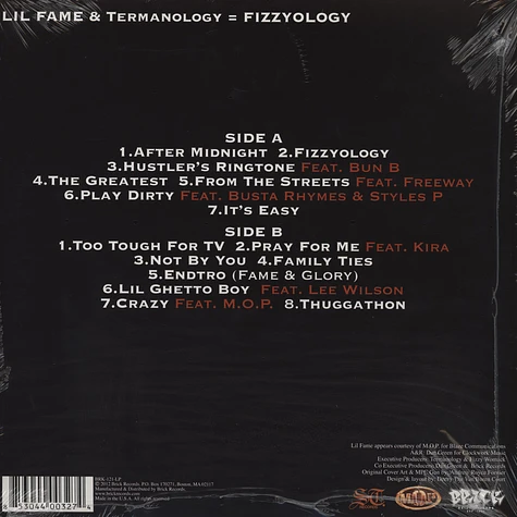 Lil' Fame of M.O.P. & Termanology - Fizzyology