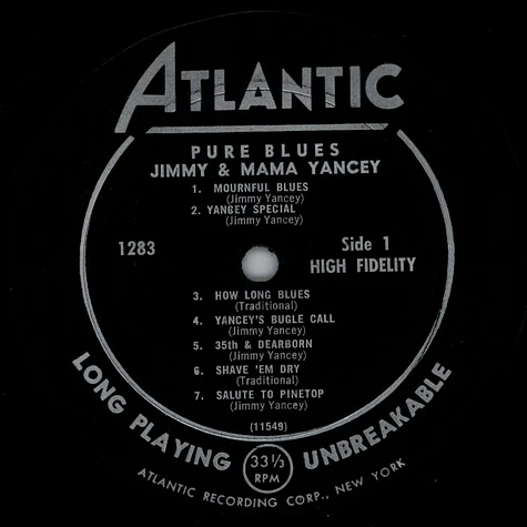 Jimmy Yancey & Mama Yancey - Pure Blues