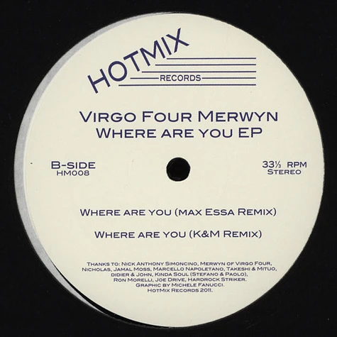 Virgo Four Merwyn - Where Are You EP