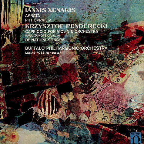 Iannis Xenakis / Krzysztof Penderecki / Lukas Foss, Buffalo Philharmonic Orchestra - Akrata, Pithoprakta / Capriccio For Violin & Orchestra, De Natura Sonoris