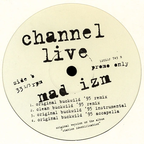 Channel Live - Mad izm Buckwild Remix
