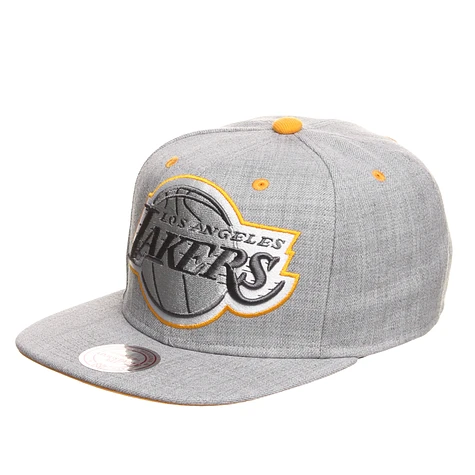 Mitchell & Ness - LA Lakers NBA Dark Grey Road XL Snapback Cap