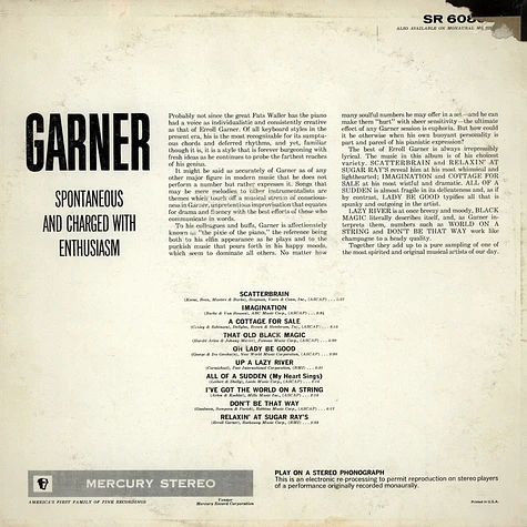 Erroll Garner - Best Of Erroll Garner
