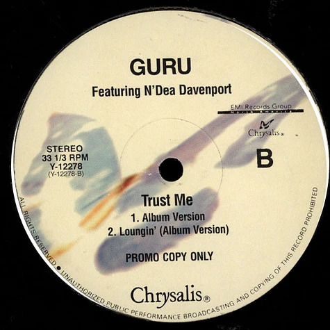 Guru - Trust me feat. N'dea Davenport