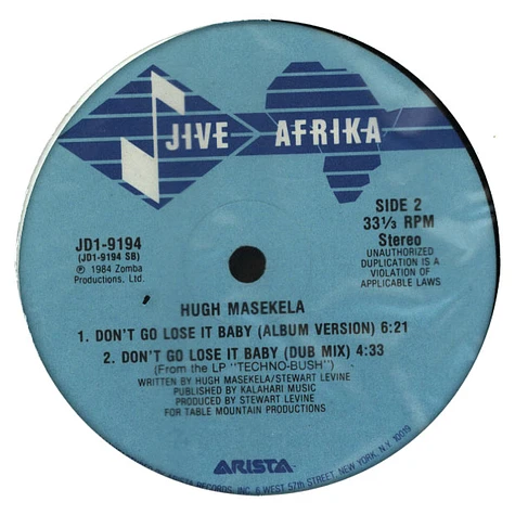 Hugh Masekela - Don't Go Lose It Baby