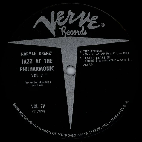 Norman Granz presents - Jazz At The Philharmonic Vol. 7
