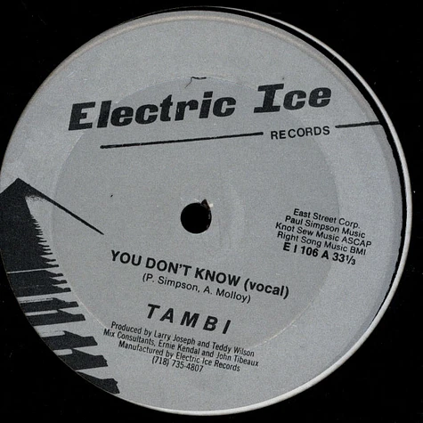 Tambi - You Don't Know