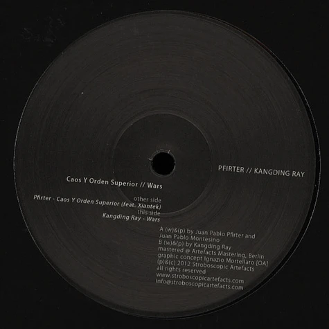 Pfirter / Kangding - Caos Y Orden Superior / Wars