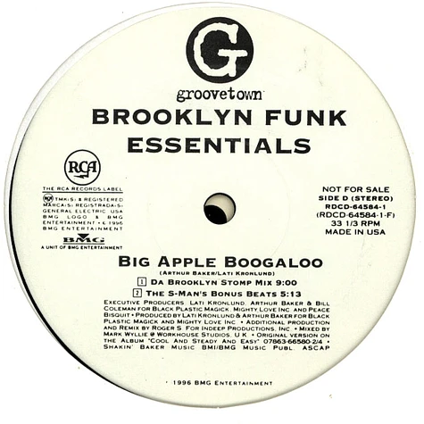 Brooklyn Funk Essentials - Big Apple Boogaloo / The Revolution Was Postponed Because Of Rain